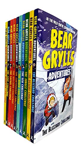 Imagen de archivo de Bear Grylls Adventure Series Mountain Challenge 10 Books Collection Set a la venta por Front Cover Books
