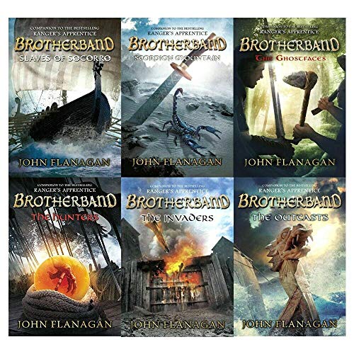 Stock image for brotherband chronicles john flanagan collection 6 books set (the outcasts, the invaders, the hunters, slaves of socorro, scorpion mountain, the ghostfaces) [Paperback] John Flanagan for sale by Lakeside Books