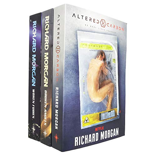 Stock image for richard morgan gollancz s.f. series 3 books collection set - (altered carbon,broken angels: netflix altered carbon book 2,woken furies: netflix altered carbon book 3) for sale by Revaluation Books