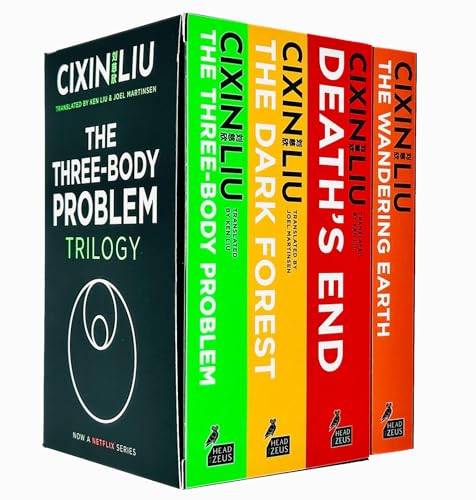 Stock image for cixin liu three body problem 4 books collection set (the three-body problem, the dark forest, death's end, the wandering earth) for sale by Revaluation Books