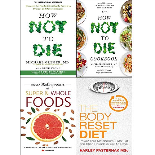 Stock image for How Not to Die Cookbook, Hidden Healing Powers And Body Reset Diet 4 Books Collection Set for sale by GF Books, Inc.