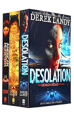 Stock image for Derek landy demon road trilogy series 3 books collection set for sale by Revaluation Books