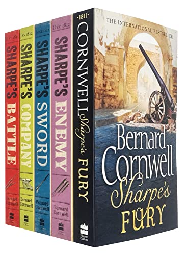 Stock image for Bernard Cornwell's Richard Sharpe's Series 11 to 15 Books Set (Fury, Battle, Company, Enemy, Sword) for sale by Byrd Books