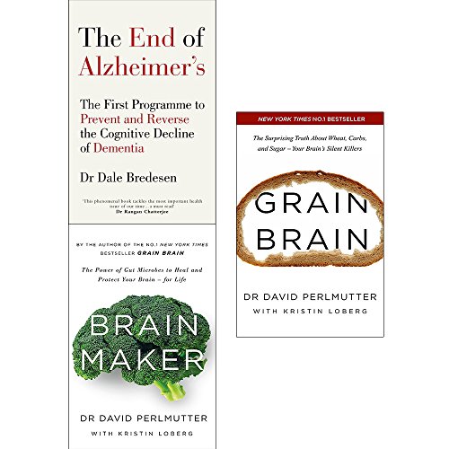 Stock image for End Of Alzheimers, Brain Maker and Grain Brain 3 Books Collection Set for sale by GF Books, Inc.