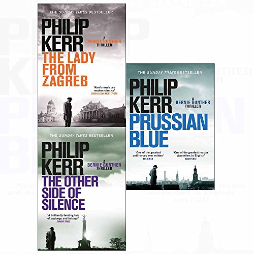 Imagen de archivo de Bernie gunther thriller (10-12) lady from zagreb, other side of silence, prussian blue 3 books collection set a la venta por GF Books, Inc.