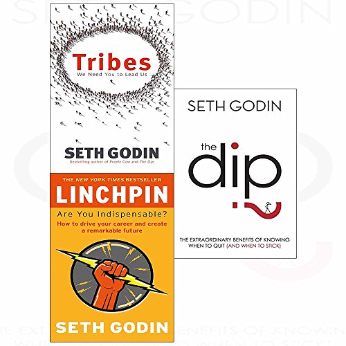 Stock image for Seth godin tribes, linchpin, dip 3 books collection set for sale by GF Books, Inc.