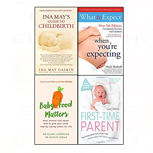 9789123684304: Ina may's guide to childbirth,baby food matters,first-time parent,when you're expecting 4 books collection set