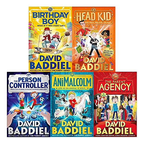 Stock image for David baddiel 5 books collection pack set (parent agency,animalcolm,person controller,birthday boy,head kid [hardcover]) for sale by Revaluation Books