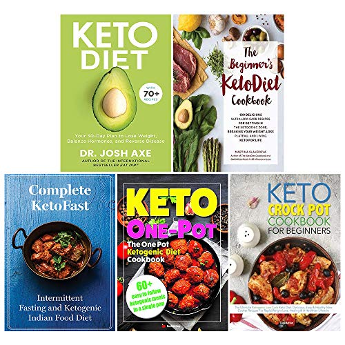Stock image for Set of 5 books collection : Keto Diet: Your 30-Day Plan to Lose Weight,The Beginner's KetoDiet Cookbook,Complete KetoFast ,The One Pot Ketogenic Diet Cookbook,The Keto Crock Pot Cookbook For Beginners for sale by Revaluation Books