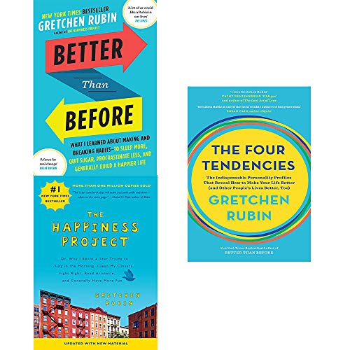 Stock image for Gretchen Rubin Collection 3 Books Set (The Happiness Project, Better Than Before, The Four Tendencies) [Paperback] Gretchen Rubin for sale by RUSH HOUR BUSINESS