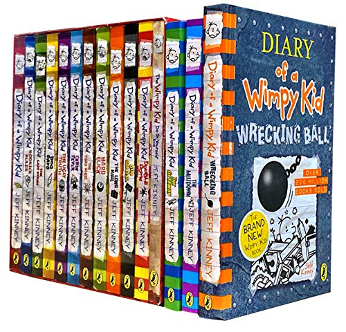 Stock image for Diary of a Wimpy kid Series 1 - 15 Books Collection Set by Jeff Kinney (The Last Straw, The Ugly Truth, Do-It-Yourself Books, The Getaway, The Meltdown [Hardcover], Movie Diary [Hardcover] and Many Mo for sale by GF Books, Inc.
