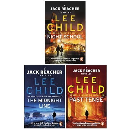Stock image for Jack Reacher Series (21-23) Lee Child Collection 3 Books Bundle (Night School, The Midnight Line, Past Tense [Hardcover]) for sale by Revaluation Books