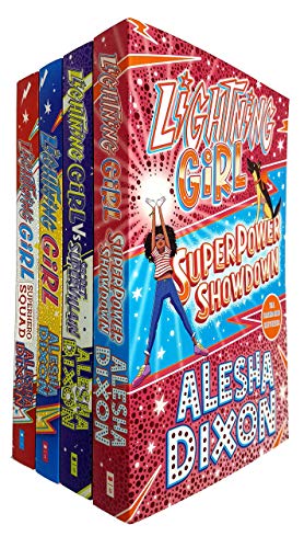 Imagen de archivo de Alesha Dixon Lightning Girl Collection 4 Books Set (Lightning Girl, Superhero Squad, Secret Supervillain, Superpower Showdown) a la venta por GF Books, Inc.