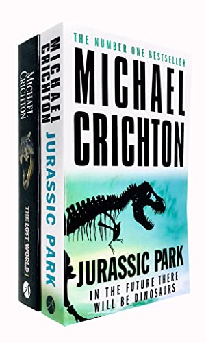 Stock image for Michael Crichton Collection 2 Books Set (The Lost World, Jurassic Park) for sale by Revaluation Books