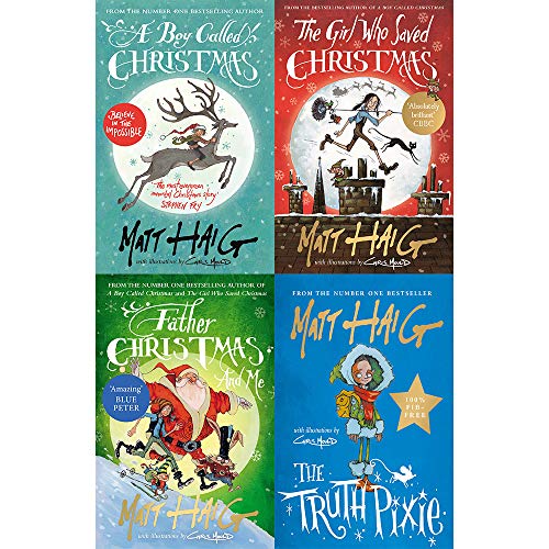 Imagen de archivo de Matt haig collection 4 books set (a boy called christmas, the girl who saved christmas, father christmas and me, the truth pixie [hardcover]) a la venta por Revaluation Books