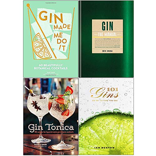 Imagen de archivo de Gin made me do it, gin the manual, tonica, 101 gins to try before you die 4 books collection set a la venta por GF Books, Inc.
