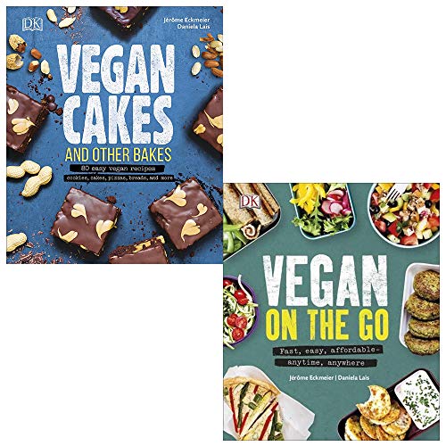 Beispielbild fr Vegan cakes and other bakes, on the go cookbook 2 books collection set zum Verkauf von Revaluation Books