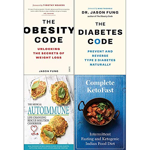 Stock image for Obesity code, diabetes code, medical autoimmune, complete ketofast 4 books collection set for sale by Books Unplugged