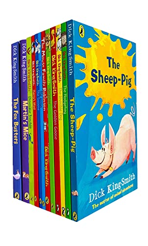Stock image for Dick king smith collection 6 books set (the fox busters, martin's mice, the sheep-pig , the queen's nose, the hodgeheg, the invisible dog) for sale by Revaluation Books