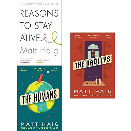 Stock image for Matt haig collection 3 books set (reasons to stay alive, the humans, the radleys) for sale by Revaluation Books