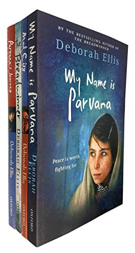 Beispielbild fr Deborah Ellis Collection 4 Books Set (My Name Is Parvana, Mud City, The Breadwinner, Parvana's Journey) zum Verkauf von Revaluation Books