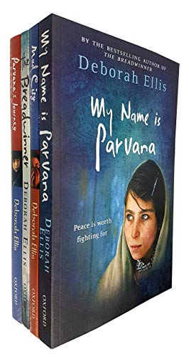 Stock image for Deborah Ellis Collection 4 Books Set (My Name Is Parvana, Mud City, The Breadwinner, Parvana's Journey) for sale by Revaluation Books