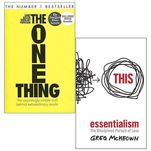 9789123777822: The One Thing, Essentialism The Disciplined Pursuit Of Less 2 Books Collection Set