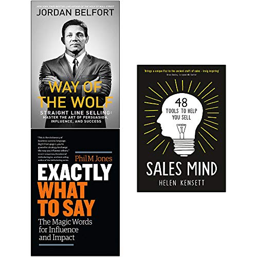 9789123783335: Way of the Wolf, Exactly What to Say, Sales Mind [Hardcover] 3 Books Collection Set