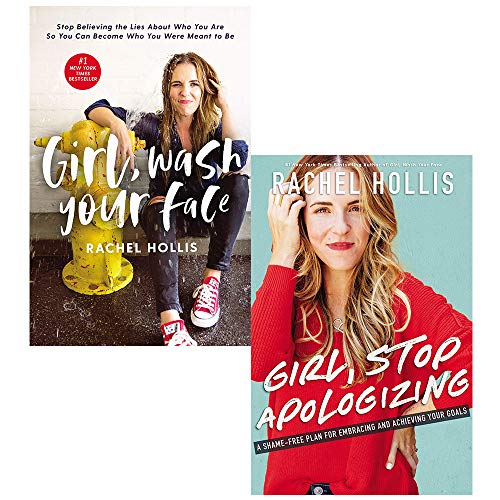 Beispielbild fr Rachel Hollis Collection 2 Books Set (Girl Wash Your Face [Hardcover], Girl Stop Apologizing) [Paperback] zum Verkauf von RUSH HOUR BUSINESS