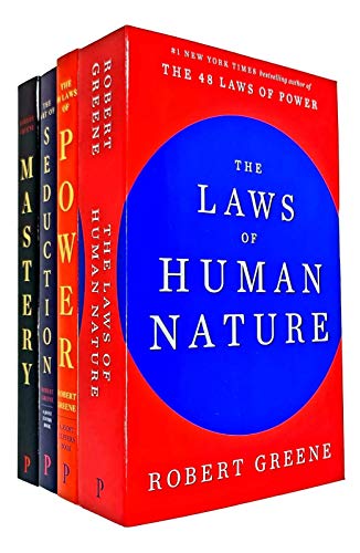 Stock image for Robert Greene Collection 4 Books Set (The Art of Seduction, Mastery, The Concise 48 Laws of Power, The Laws of Human Nature) for sale by GF Books, Inc.
