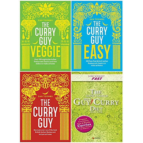 Beispielbild fr Dan Toombs The Curry Guy and Guy Curry Diet 4 Books Collection set ( Veggie [Hardcover], Easy [Hardcover], The Curry Guy [Hardcover], Lose Weight Fast The Slow Cooker Spice) zum Verkauf von Revaluation Books