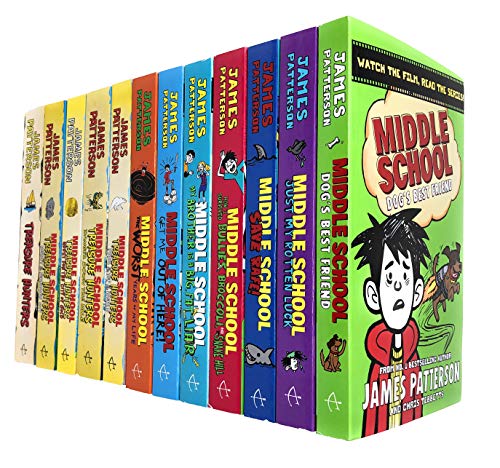 Stock image for James Patterson Middle School and Treasure Hunters Collection 12 Books Set for sale by Revaluation Books