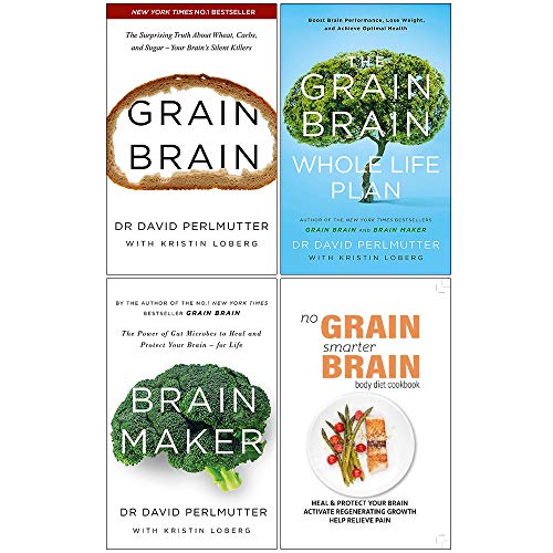 Beispielbild fr NOVIIML Grain Brain Whole Life Plan, Brain Maker, No Grain Smarter Brain Body Diet Cookbook 4 Books Collection Set zum Verkauf von GF Books, Inc.