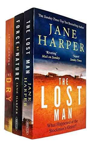 Stock image for Jane Harper Collection 3 Books Set (The Lost Man, Force of Nature, The Dry) for sale by Revaluation Books
