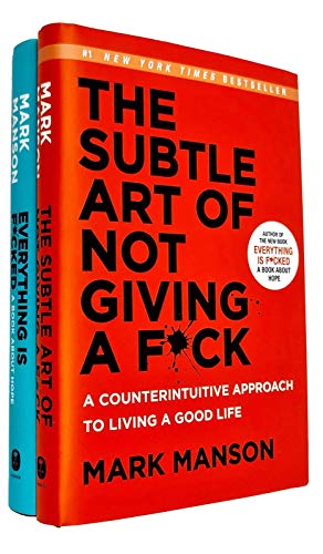 Beispielbild fr Mark Manson Collection 2 Books Set (The Subtle Art of Not Giving a Fck, Everything Is Fcked) zum Verkauf von Big Bill's Books