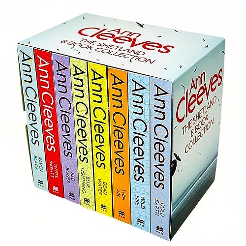 Imagen de archivo de Ann Cleeves Shetland Series Collection 8 Books Set (Blue Lightning, Raven Black, White Nights, Red Bones, Cold Earth, Thin Air, Dead Water, Too Good To Be True) a la venta por GF Books, Inc.