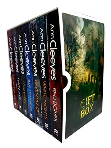 Stock image for Ann Cleeves Shetland Series Collection 8 Books Set (Blue Lightning, Raven Black, White Nights, Red Bones, Cold Earth, Thin Air, Dead Water, Too Good To Be True) for sale by GF Books, Inc.
