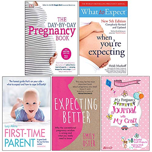 Beispielbild fr Day-by-Day Pregnancy Book [Hardcover], What to Expect When Youre Expecting, First Time Parent, Expecting Better, My Pregnancy Journal 5 Books Collection Set zum Verkauf von Revaluation Books