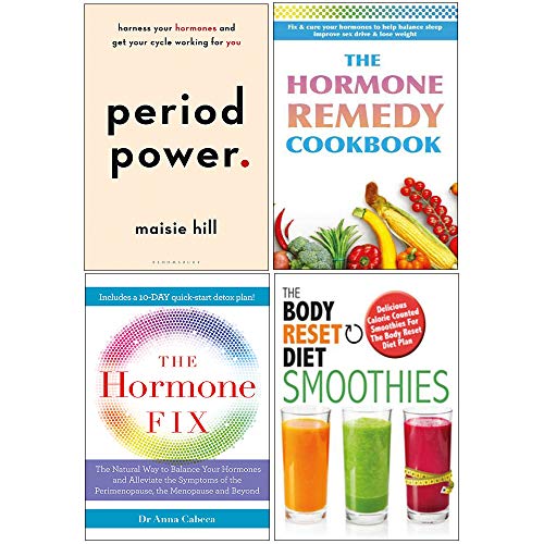 Stock image for Period Power, Hormone Remedy Cookbook, Hormone Fix, Body Reset Diet Smoothies 4 Books Collection Set for sale by Revaluation Books