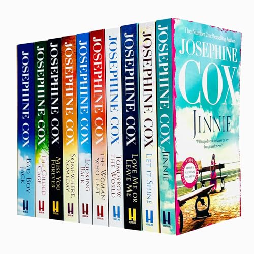 Stock image for Josephine Cox 10 Books Collection Set (Lonely Girl,Jinnie,Let It Shine,The Woman Who Left,Looking Back,Blood Brothers,Journey's End,Three Letters,The Broken Man,Midnight) for sale by GF Books, Inc.