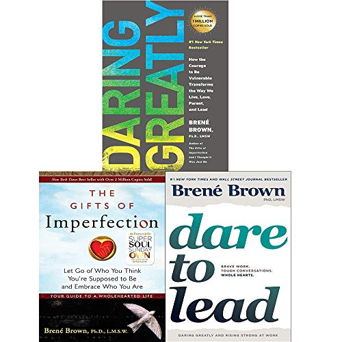 Stock image for Bren Brown 3 Books Collection Set (Dare to Lead [Hardcover], Gifts of Imperfection, Daring Greatly) for sale by Books Unplugged