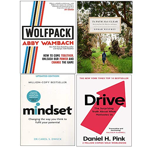 9789123854707: Wolfpack (Hardcover), Path Made Clear (Hardcover), Mindset, Drive Daniel Pink 4 Books Collection Set