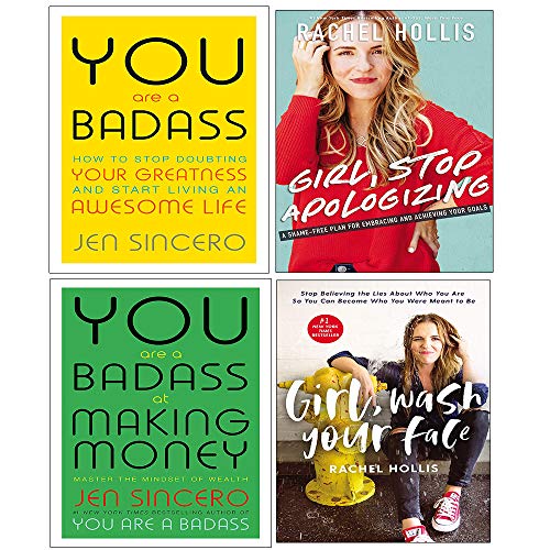 9789123854745: You Are A Badass At Making Money, Girl Stop Apologizing, Girl Wash Your Face 4 Books Collection Set