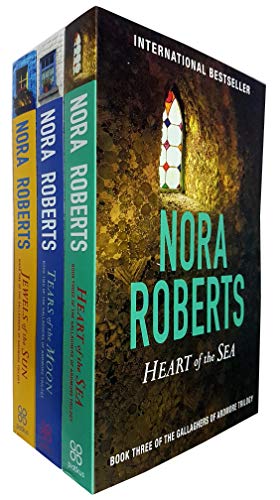 Imagen de archivo de Gallaghers of Ardmore Series Nora Roberts 3 Books Collection Set (Jewels Of The Sun,Tears Of The Moon,Heart Of The Sea) a la venta por Wizard Books