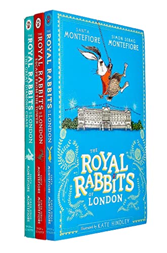 Imagen de archivo de The Royal Rabbits of London 3 Books Collection Set (The Royal Rabbits Of London, Escape From the Tower & The Great Diamond Chase) a la venta por Revaluation Books