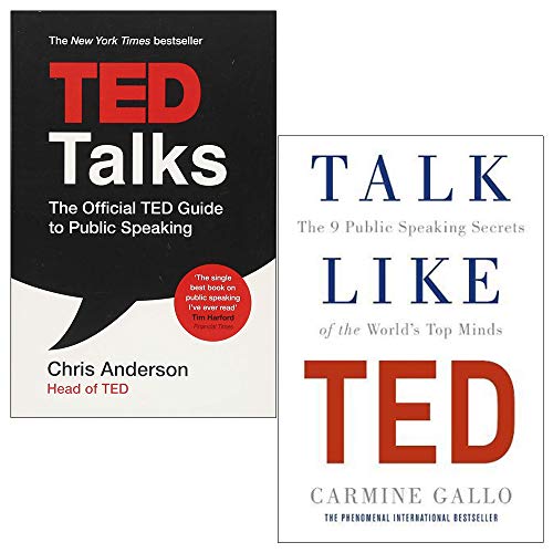 Imagen de archivo de Ted Talks and Talk Like TED 2 Books Collection set (TED Talks: The official TED guide to public speaking ,Talk Like TED: The 9 Public Speaking Secrets of the World's Top Minds) a la venta por Revaluation Books