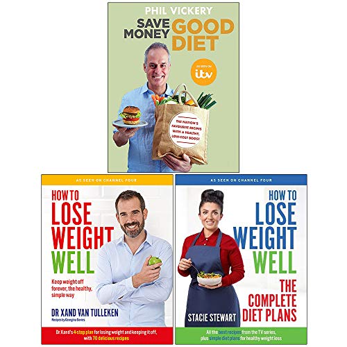Stock image for Save Money Good Diet, How to Lose Weight Well, The Complete Diet Plans 3 Books Collection Set for sale by Revaluation Books