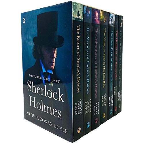 Stock image for Sir Arthur Conan Doyle Sherlock Holmes 10 Books Box Set Children Collection Shadows, Secrets and Stolen Treasure for sale by GF Books, Inc.