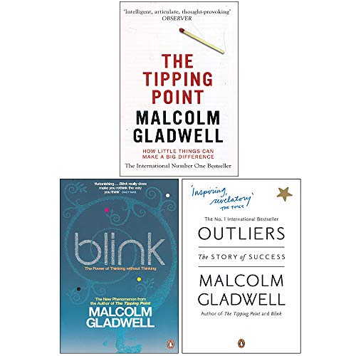 Imagen de archivo de Malcolm Gladwell Collection 3 Books Set (The Tipping Point, Blink The Power of Thinking Without Thinking, Outliers The Story of Success) a la venta por Vive Liber Books