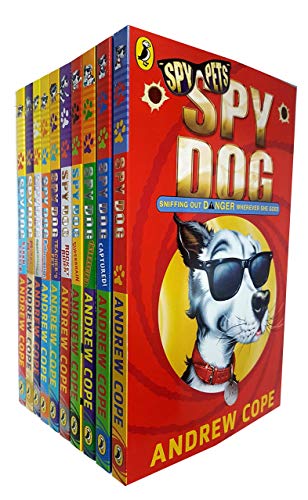 9789123862696: Spy Pets Spy dog Series 10 Books Collection Pack Set By Andrew Cope (Spy Dog, Captured!, Unleashed!, Superbrain, Rocket Rider, Teacher's Pet, Rollercoaster!, Brainwashed, Mummy Madness)